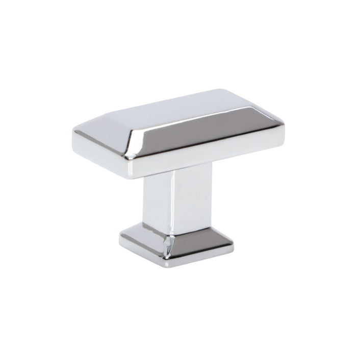 Atlas Homewares A661-CH Sweetbriar Lane 1 3/8in Length Rectangle Knob Polished Chrome
