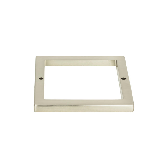 Atlas Homewares 395-BN Tableau Square 3in Center to Center Pull Backplate Brushed Nickel