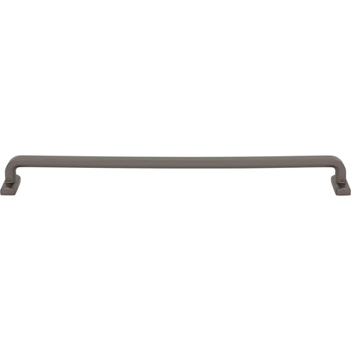 Top Knobs TK3167AG Harrison 12" Center to Center Bar Pull Ash Gray - KnobDepot