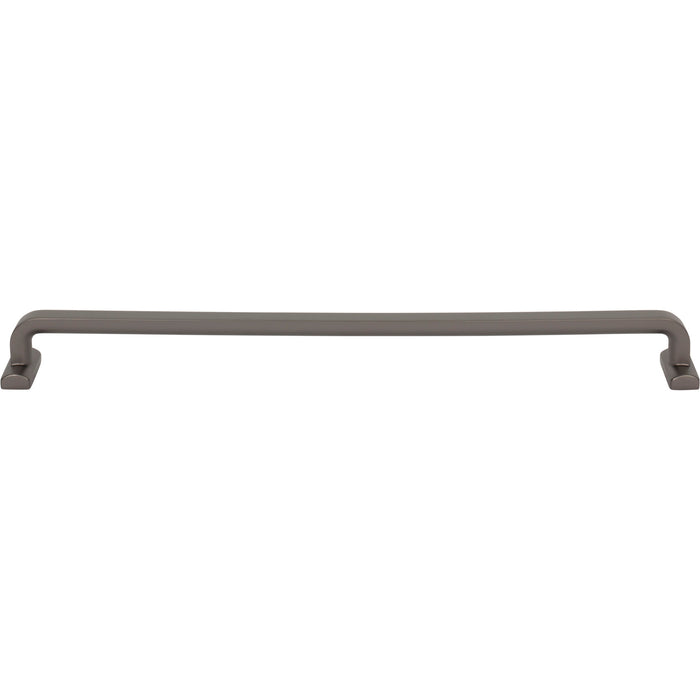 Top Knobs TK3167AG Harrison 12" Center to Center Bar Pull Ash Gray - KnobDepot