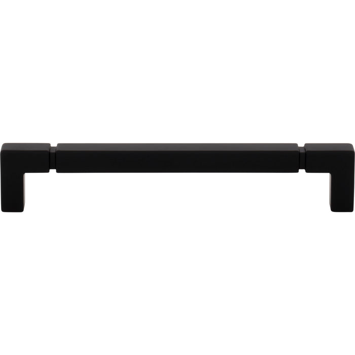 Top Knobs TK3223BLK Langston 6 5/16" Center to Center Bar Pull Flat Black - KnobDepot