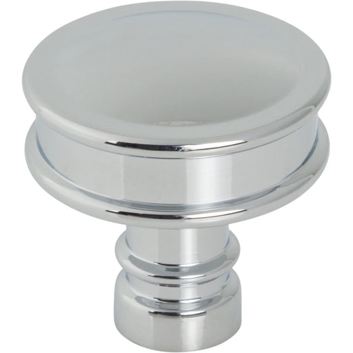 Top Knobs TK3140PC Cranford 1 1/4" Diameter Round Knob Polished Chrome - KnobDepot
