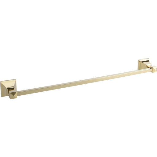 Atlas Homewares GRATB600-FG Gratitude Single 23 1/2in (597mm) Wall Mounted Towel Bar French Gold - KnobDepot