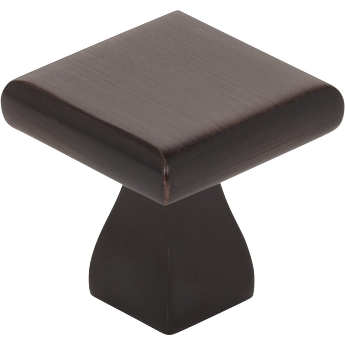 Elements 449DBAC Hadly 1" Length Square Knob Brushed Oil Rubbed Bronze