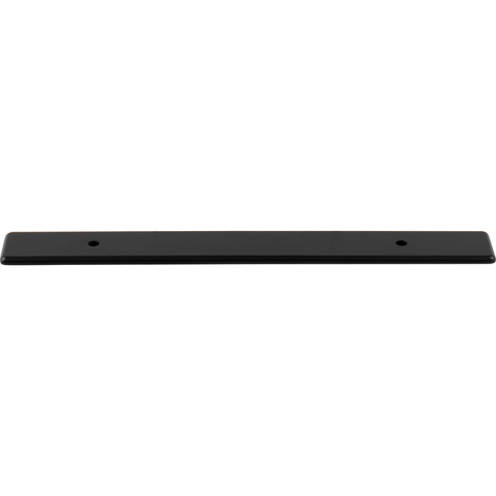 Top Knobs TK3282BLK Radcliffe 5 1/16" Center to Center Pull Backplate Flat Black - KnobDepot