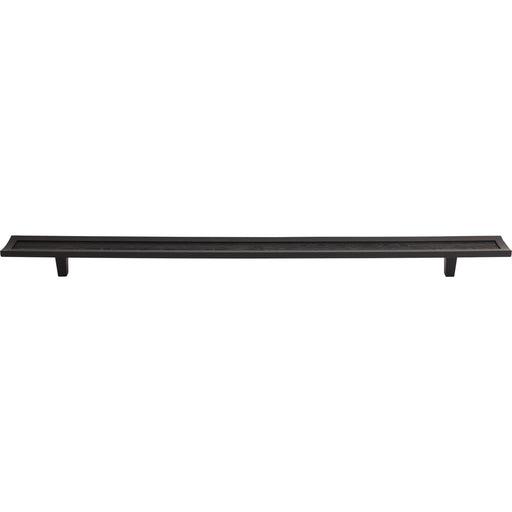 Atlas Homewares AP01-BL Primitive 14in (356mm) Center to Center Appliance Pull Matte Black - KnobDepot