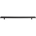 Atlas Homewares AP01-BL Primitive 14in (356mm) Center to Center Appliance Pull Matte Black - KnobDepot