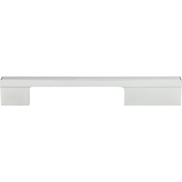 Atlas Homewares A883-MC Off Center 6 5/16in (160mm) Center to Center Bar Pull Matte Chrome - KnobDepot