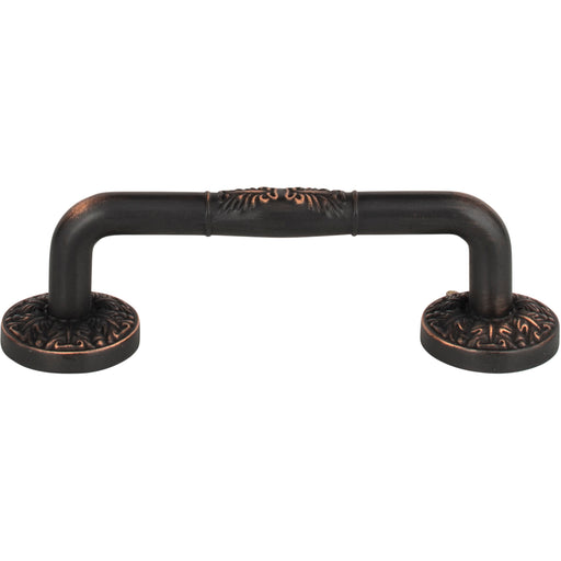 Atlas Homewares 264-VB Hammered Medallion 3in (76mm) Center to Center Bar Pull Venetian Bronze - KnobDepot