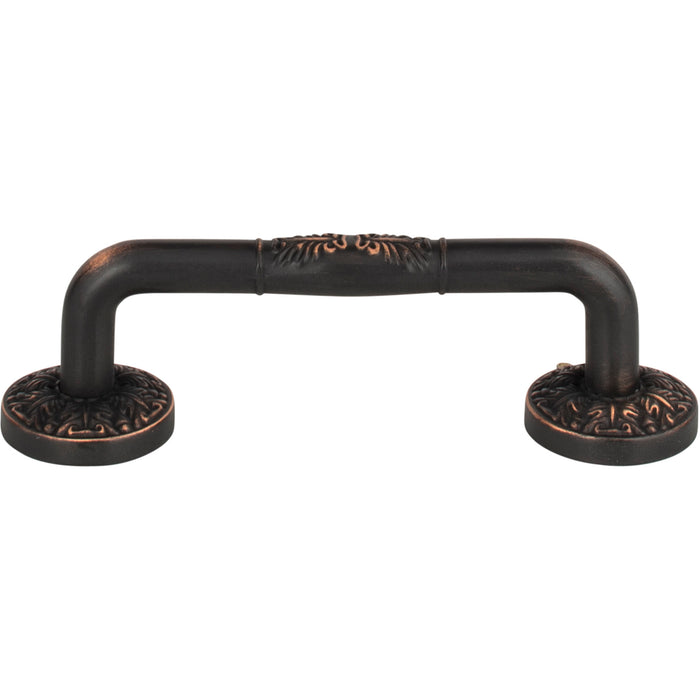 Atlas Homewares 264-VB Hammered Medallion 3in (76mm) Center to Center Bar Pull Venetian Bronze - KnobDepot