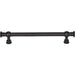 Top Knobs TK3123BLK Ormonde 6 5/16" Center to Center Bar Pull Flat Black - KnobDepot