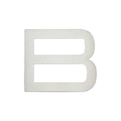 Atlas Homewares PGNB-SS Paragon 4in (102mm) H House Letter Stainless Steel - KnobDepot