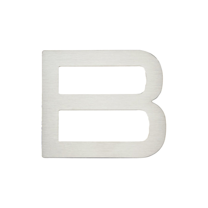 Atlas Homewares PGNB-SS Paragon 4in (102mm) H House Letter Stainless Steel - KnobDepot