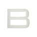 Atlas Homewares PGNB-SS Paragon 4in (102mm) H House Letter Stainless Steel - KnobDepot