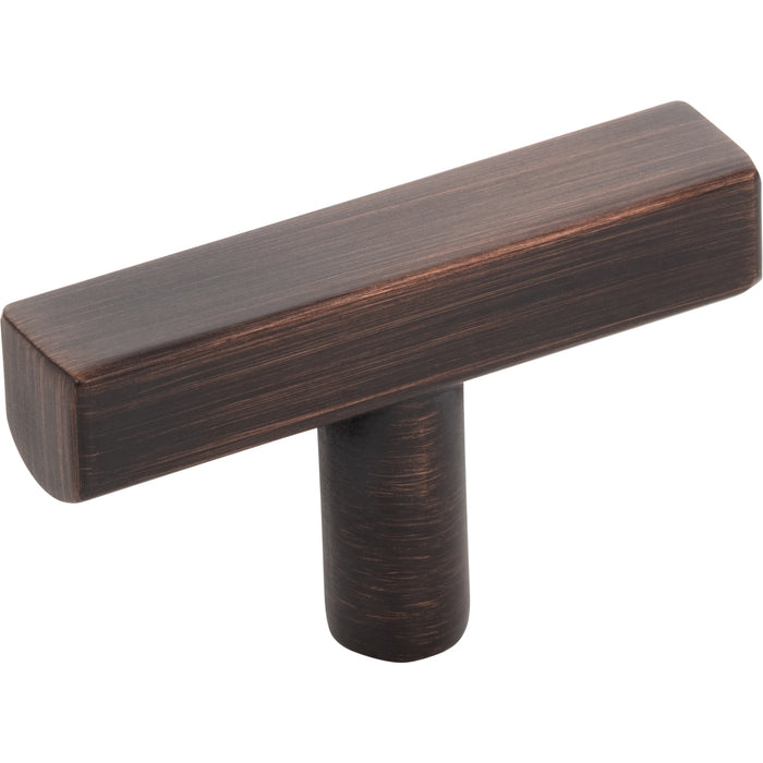 Jeffrey Alexander 845T-DBAC Dominique 2" Length Bar Knob Brushed Oil Rubbed Bronze