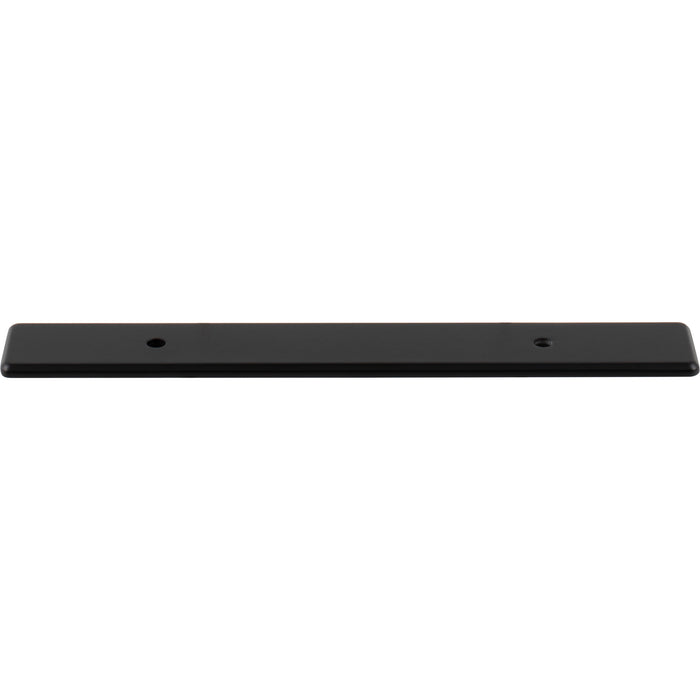 Top Knobs TK3281BLK Radcliffe 3 3/4" Center to Center Pull Backplate Flat Black - KnobDepot