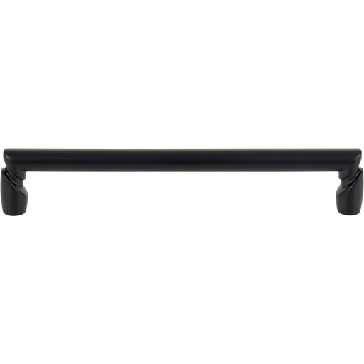 Top Knobs TK3134BLK Florham 6 5/16" Center to Center Bar Pull Flat Black - KnobDepot