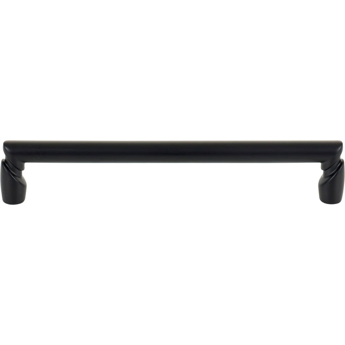 Top Knobs TK3134BLK Florham 6 5/16" Center to Center Bar Pull Flat Black - KnobDepot
