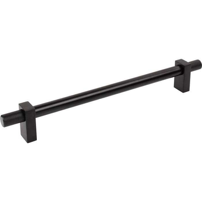 Jeffrey Alexander 698-18MB Larkin 4 Knurled Ends 18" Center-to-Center Appliance Pull Matte Black