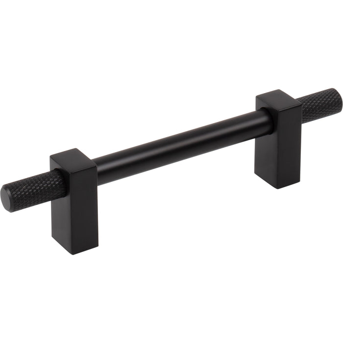 Jeffrey Alexander 698-96MB Larkin 4 Knurled Ends 96 mm Center-to-Center Bar Pull Matte Black