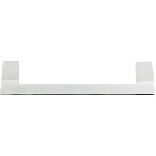 Atlas Homewares A906-CH Angled Drop 5 1/16in (129mm) Center to Center Bar Pull Polished Chrome - KnobDepot