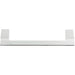 Atlas Homewares A906-CH Angled Drop 5 1/16in (129mm) Center to Center Bar Pull Polished Chrome - KnobDepot