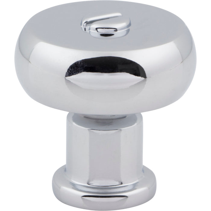 Atlas Homewares A980-CH Everitt 1 3/16in Diameter Round Knob Polished Chrome
