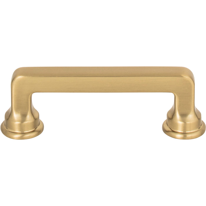 Atlas Homewares A101-WB Oskar 3in Center to Center Bar Pull Warm Brass