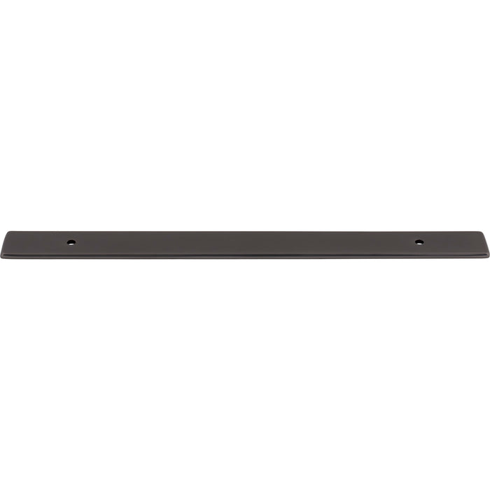 Top Knobs TK3284AG Radcliffe 7 9/16" Center to Center Pull Backplate Ash Gray - KnobDepot