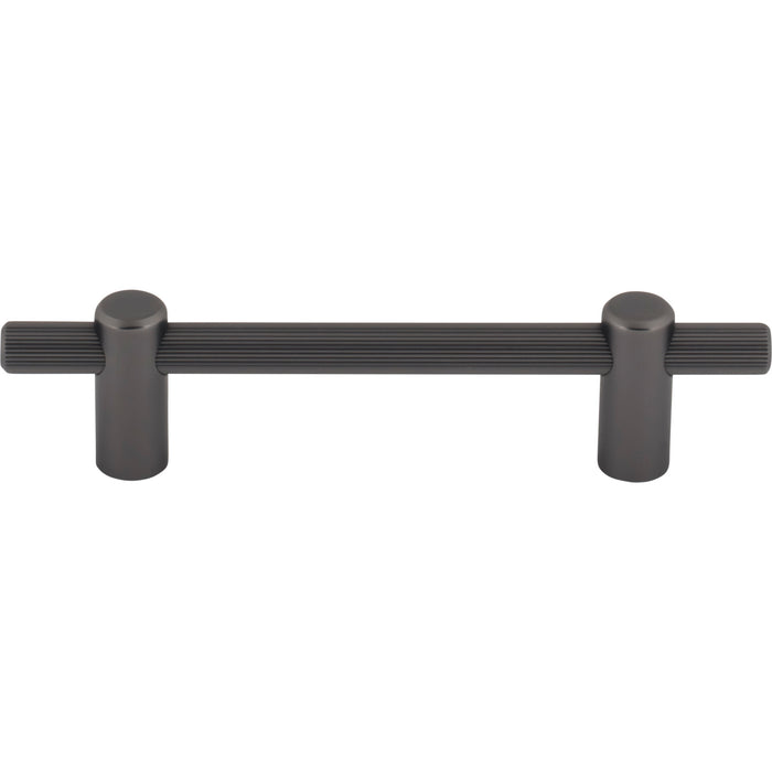 Top Knobs TK3252AG Dempsey 3 3/4" Center to Center Bar Pull Ash Gray - KnobDepot