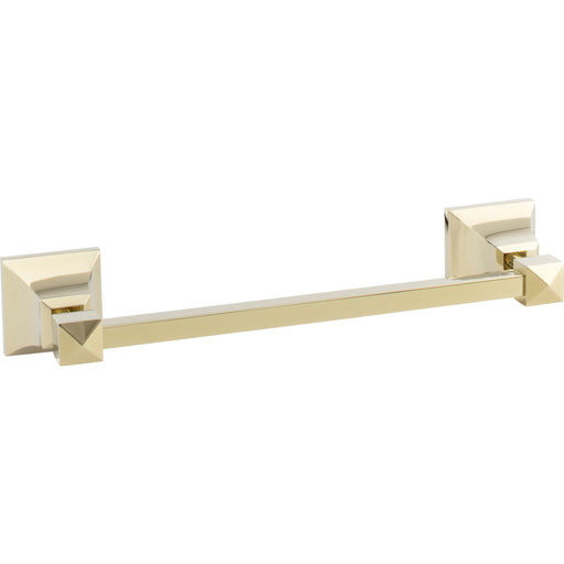 Atlas Homewares GRATR300-FG Gratitude Single 11 3/4in (298mm) Wall Mounted Towel Bar French Gold - KnobDepot
