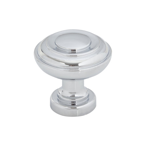 Top Knobs TK3070PC Ulster 1 1/4" Diameter Mushroom Knob Polished Chrome - KnobDepot