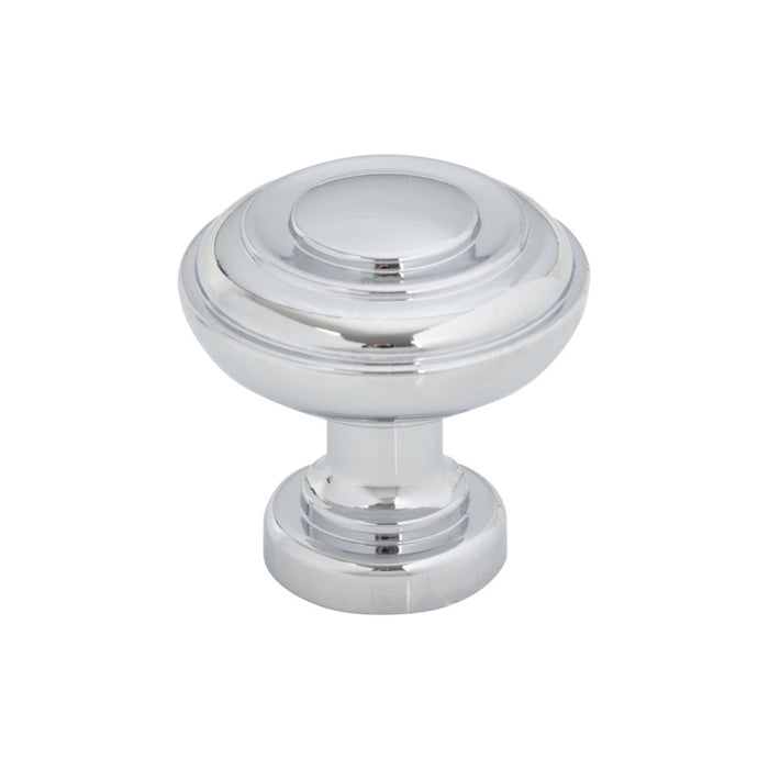 Top Knobs TK3070PC Ulster 1 1/4" Diameter Mushroom Knob Polished Chrome - KnobDepot
