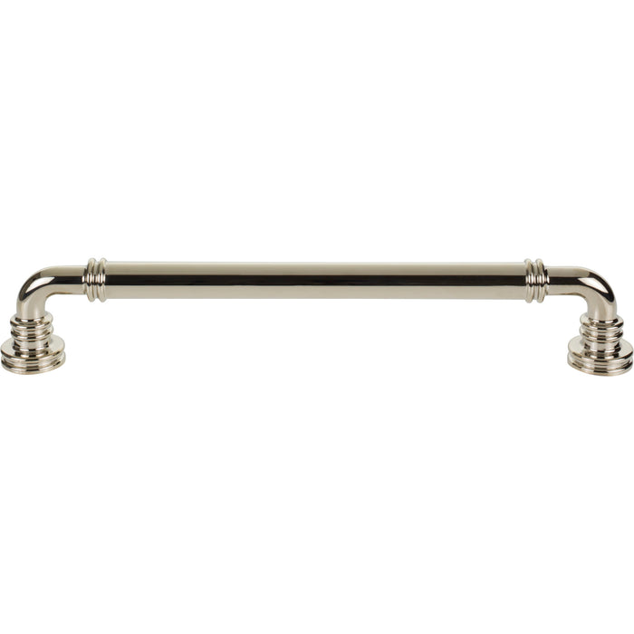 Top Knobs TK3147PN Cranford 12" Center to Center Appliance Pull Polished Nickel - KnobDepot