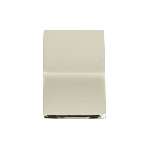 Atlas Homewares A903-PN Angled Drop 15/16in (24mm) Length Rectangle Knob Polished Nickel - KnobDepot