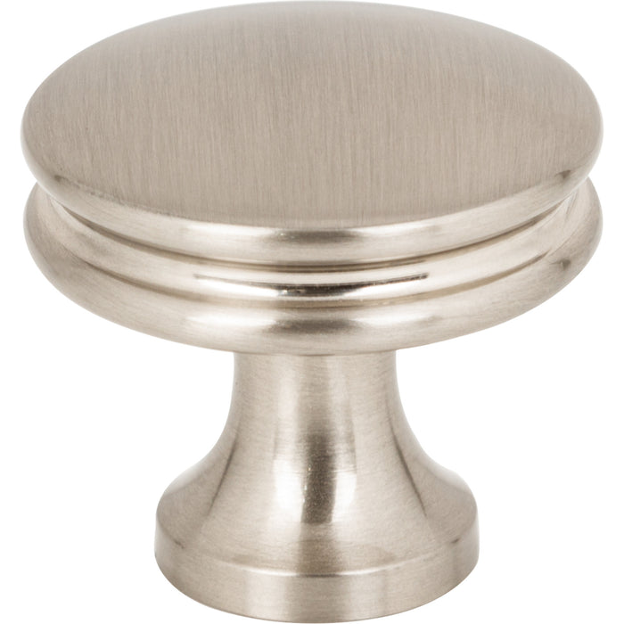 Jeffrey Alexander 445SN Marie 1-1/4" Diameter Mushroom Knob Satin Nickel