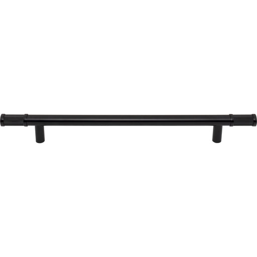 Top Knobs TK3238BLK Burnham 12" Center to Center Bar Pull Flat Black - KnobDepot