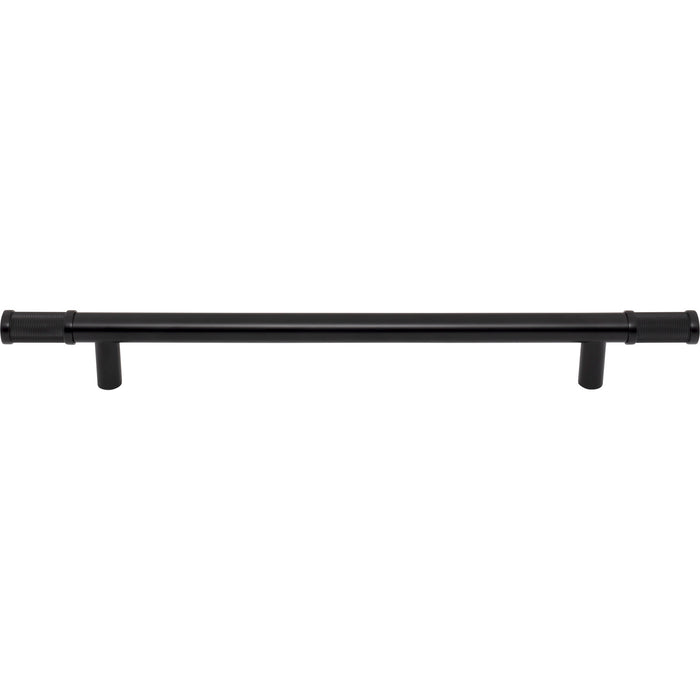 Top Knobs TK3238BLK Burnham 12" Center to Center Bar Pull Flat Black - KnobDepot