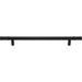 Top Knobs TK3238BLK Burnham 12" Center to Center Bar Pull Flat Black - KnobDepot