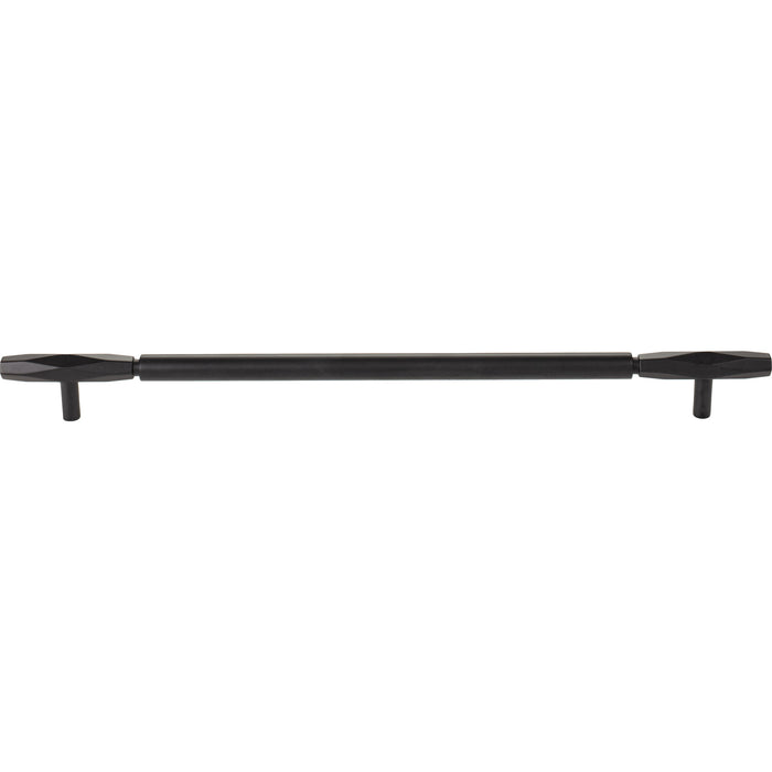 Top Knobs TK3088BLK Kingsmill 18" Center to Center Appliance Pull Flat Black - KnobDepot