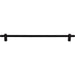 Top Knobs TK3257BLK Dempsey 12" Center to Center Bar Pull Flat Black - KnobDepot