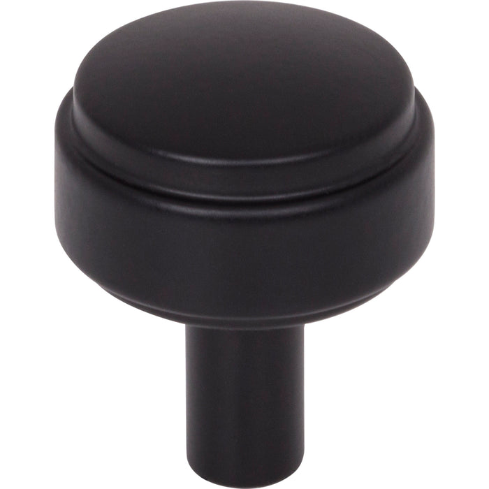 Jeffrey Alexander 885MB Hayworth 1-1/8" Diameter Mushroom Knob Matte Black