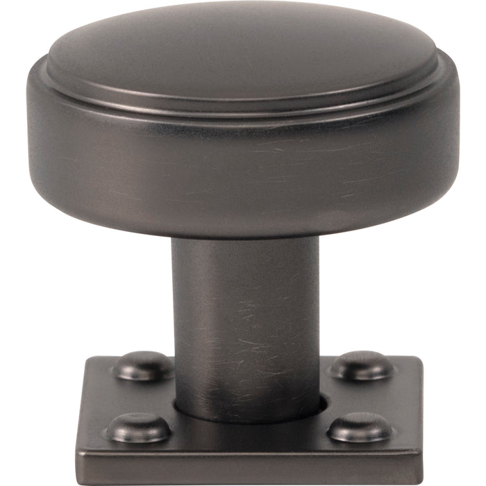 Atlas Homewares A540-SL Benning 1 1/4in Diameter Round Knob Slate