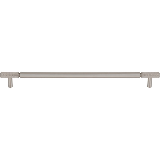 Top Knobs TK3245BSN Prestwick 12" Center to Center Bar Pull Brushed Satin Nickel - KnobDepot