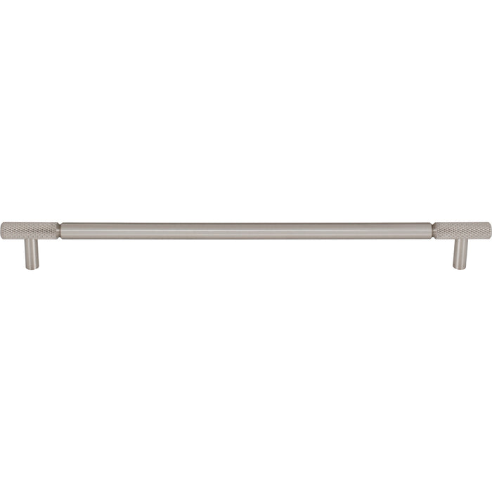 Top Knobs TK3245BSN Prestwick 12" Center to Center Bar Pull Brushed Satin Nickel - KnobDepot