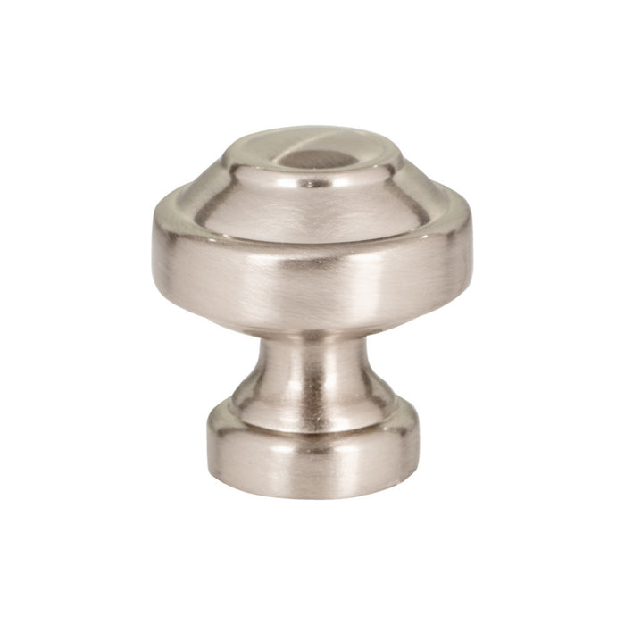 Atlas Homewares A640-BRN Malin 1 1/8in Length Mushroom Knob Brushed Nickel