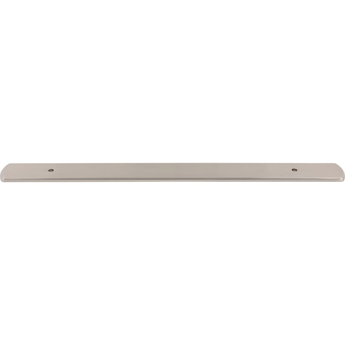 Top Knobs TK3277BSN Wescott 12" Center to Center Pull Backplate Brushed Satin Nickel - KnobDepot