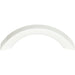 Atlas Homewares A880-WG Sleek 3in (76mm) Center to Center Arch Pull High White Gloss - KnobDepot