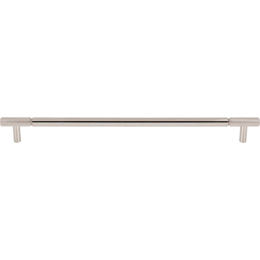 Top Knobs TK3245PN Prestwick 12" Center to Center Bar Pull Polished Nickel - KnobDepot