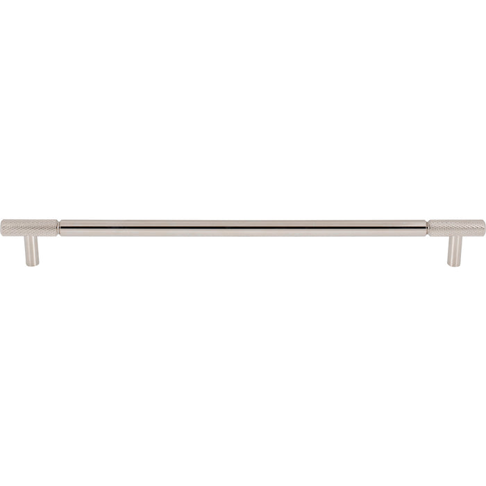 Top Knobs TK3245PN Prestwick 12" Center to Center Bar Pull Polished Nickel - KnobDepot